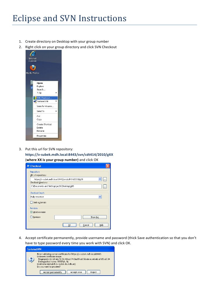 Eclipse SVN Setup and Lab Guide | PDF | Utility Software | Information ...