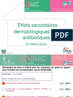 2014 JNI Effets Secondaires Dermatologiques Des Antibiotiques