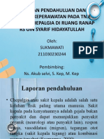 Laporan Pendahuluan Dan Asuhan Keperawatan Pada Tn.E Dengan Chepalgia Di Ruang Ranap Rs Uin Syarif Hidayatullah