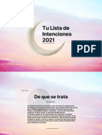 Lista de Intenciones 2021