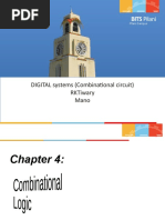 Bits Pilani: Digital Systems (Combinational Circuit) Rktiwary Mano