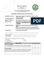 Validation Form