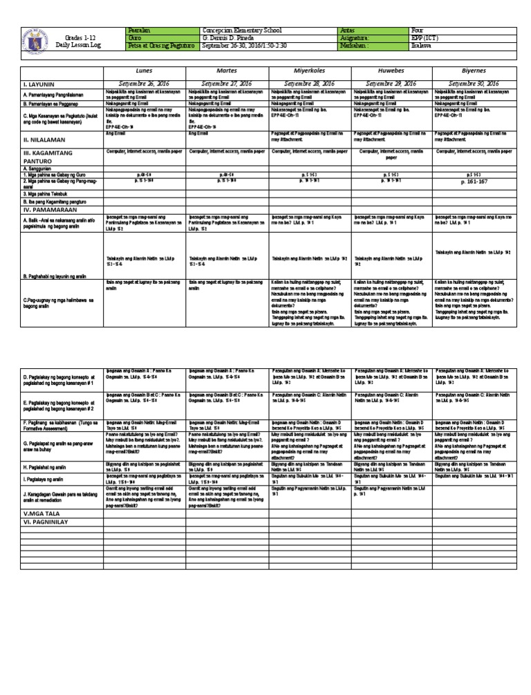 DLL Epp Ict Week 6 | PDF