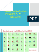 Laporan Kegiatan SIMRS 2021