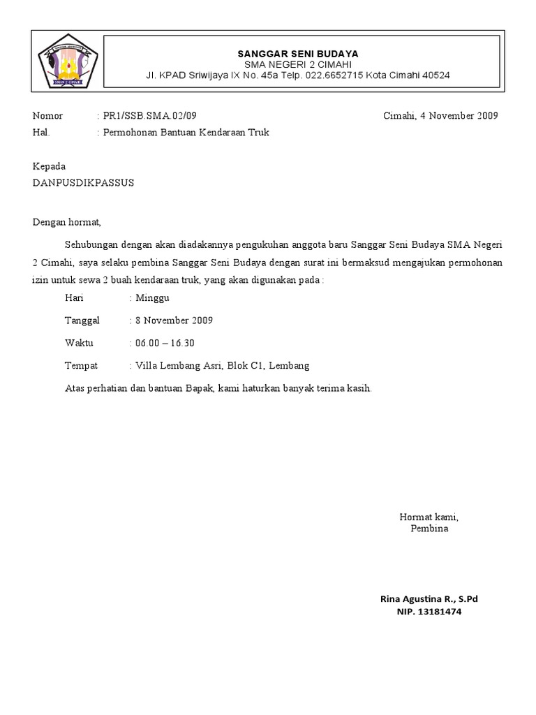 Contoh Surat Kuasa Pengurusan Surat Kendaraan