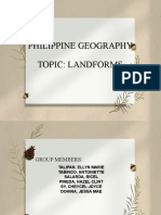 Philippine Geography Topic: Landforms