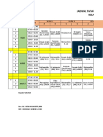 Jadwal Tatap Muka Terbatas Xii