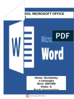 Devitatoby N.sanangka - Modul Microsoft Office Word