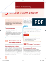 Prices and Resource Allocation: AS Level