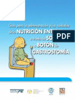 Guía Para La Administración y Los Cuidados de La Nutrición Enteral a Través de Sonda o Botón de Gastrostomía - SENPE