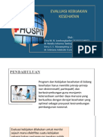 Evaluasi Kebijakan - Kelompok 5