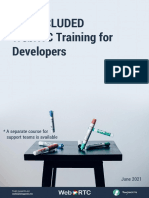 All Included Webrtc Training For Developers: A Separate Course For Support Teams Is Available