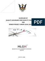 Guideline of Qaqc For Minor Project Under Local Authorities