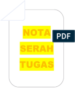 Nota Serah Tugas