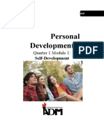 Personal Development: Quarter 1 Module 1