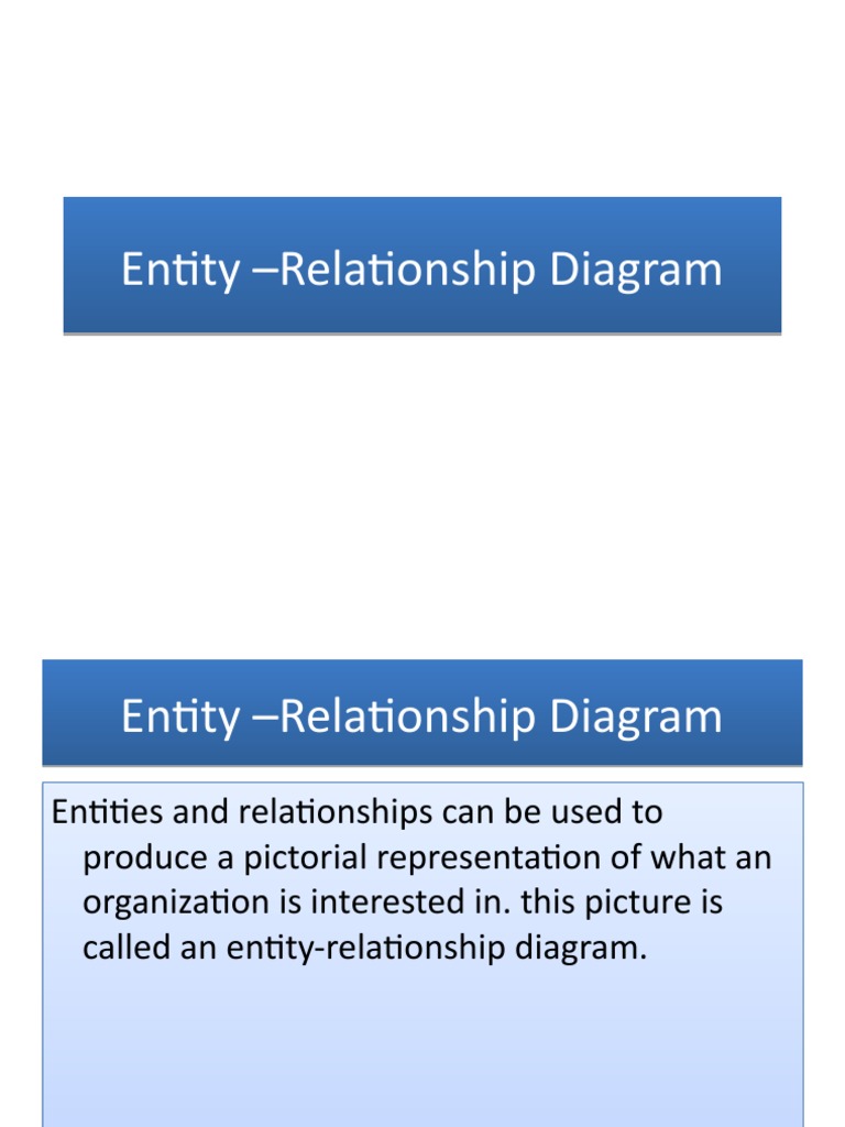 Understanding Entity-Relationship Diagrams | PDF | Relational Database ...