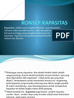 KONSEP KAPASITAS