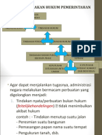 7.2 Kedudukan, Kewenangan, - Tindakan Hukum Pemerintah