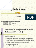 Uji Beda 2 Mean