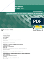 Contenidos Priorizados 2021 - Nivel Secundario - Formación General