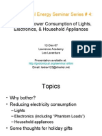 GL Energy Seminar 4 - Reducing Electricity Consumption