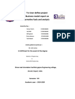 Business Model Report On Alternative Fuels and Analysis: The User Define Project