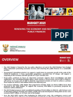 South Africa 2021 Budget Presentation