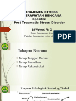 Manajemen Stress Keperawatan Bencana