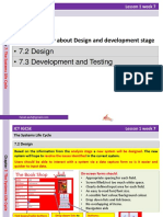 Objective:-: - 7.2 Design - 7.3 Development and Testing