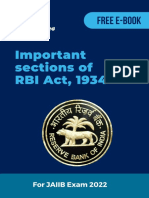 Imp Sections of RBI For JAIIB