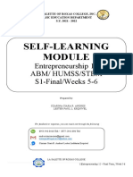 Learning Module Entrepreneuship 12 - S1 Final - Weeks 5-6