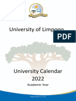 University Academic Calendar 2022 - Published 17.11.2021