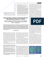 Molecular Basis of Gene-for-Gene Specificity in Bacterial Speck Disease of Tomato