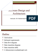 Software Design and Architecture: Instructor: Mr. Muhammad Asim