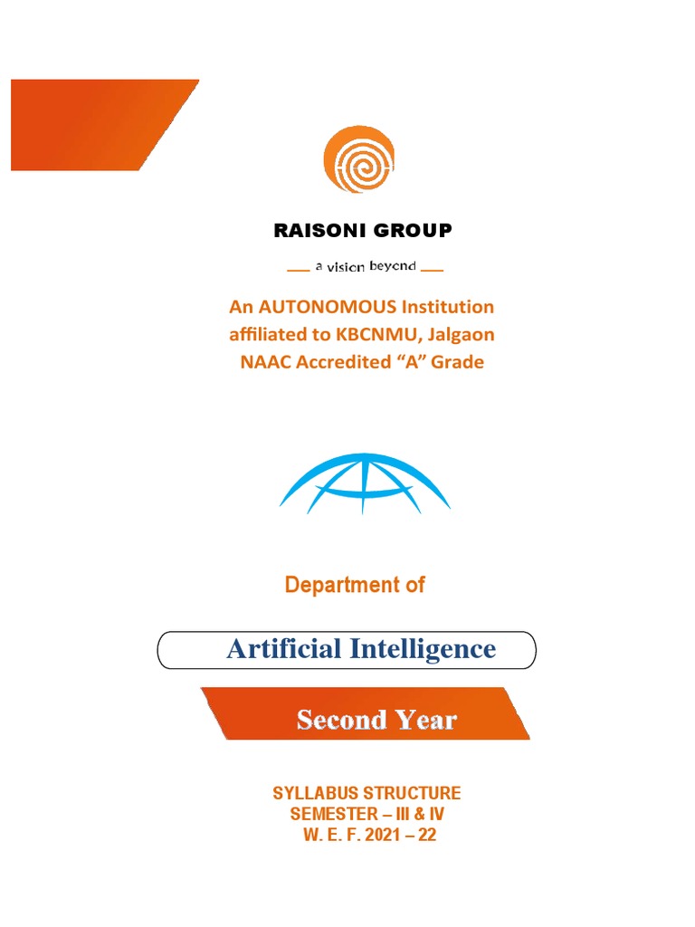 AI Syllabus Scheme PDF Artificial Intelligence Intelligence (AI