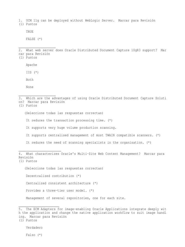 Oracle UCM and Document Capture Insights | PDF | Oracle Database ...