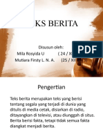 Bindo Teks Berita PPTX