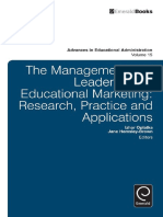 (Advances in Educational Administration) Izhar Oplatka, Izhar Oplatka, Jane Hemsley-Brown - The Management and Leadership of Educational Marketing - Research, Practice and Application