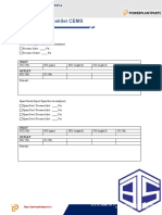 Form Weekly Maintenance CEMS All Unit PT S2P