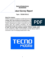 BE19F02F029 Basics of Product Survey