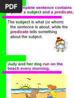 Subject and Predicate