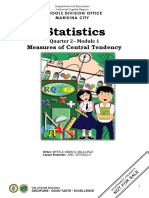 Statistics: Measures of Central Tendency