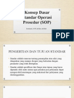 3. Konsep Dasar Standar Operasi Prosedur (