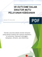 Standar Outcome Dalam Indikator Mutu Pelayanan Kebidanan