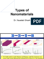Classification of Nanomaterials, Nanowires and Carbon Nanotubes