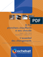 D.T.U Planchers Chauffants À Eau Chaude L Essentiel Des Changements