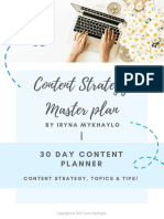 Content Strategy Master Plan