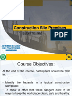 CONSTRUCTION SITE PREMISES
