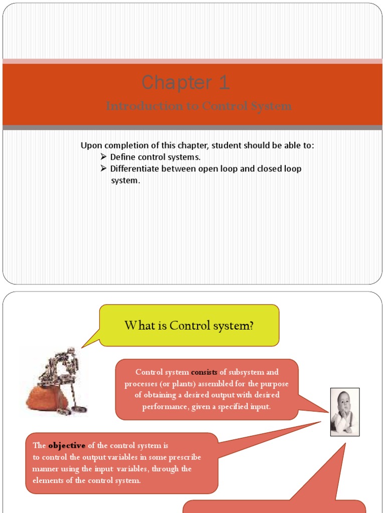 Chapter 1 | PDF | Control Theory | Control System