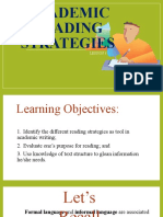 Academic Reading Strategies: Lesson 3